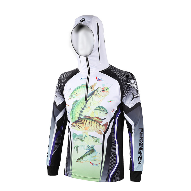 Toughness outdoors Sunscreen Mosquito control Fishing suit motion ultraviolet-proof Fishing On behalf of customized