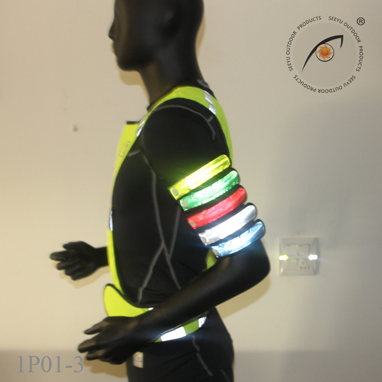 1P01-3LED反光手腕帶