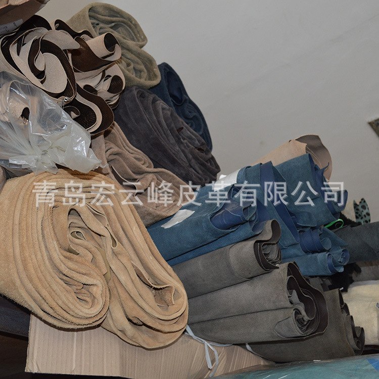 鞋面制作头层牛皮 头层二层黄牛皮面料  牛皮纹面料皮革头层牛皮