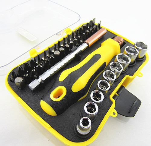 47PCS Screwdriver Set Screwdriver Group Set Tool Set Multi-function Group Set Screwdriver 6mm Blade Screwdriver