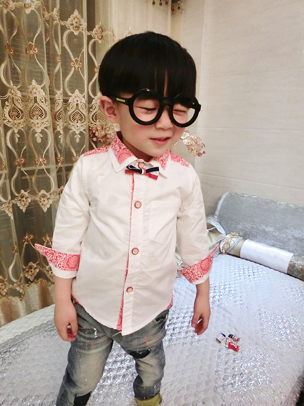 Chemise garcon à manche longue - Ref 2078041 Image 17