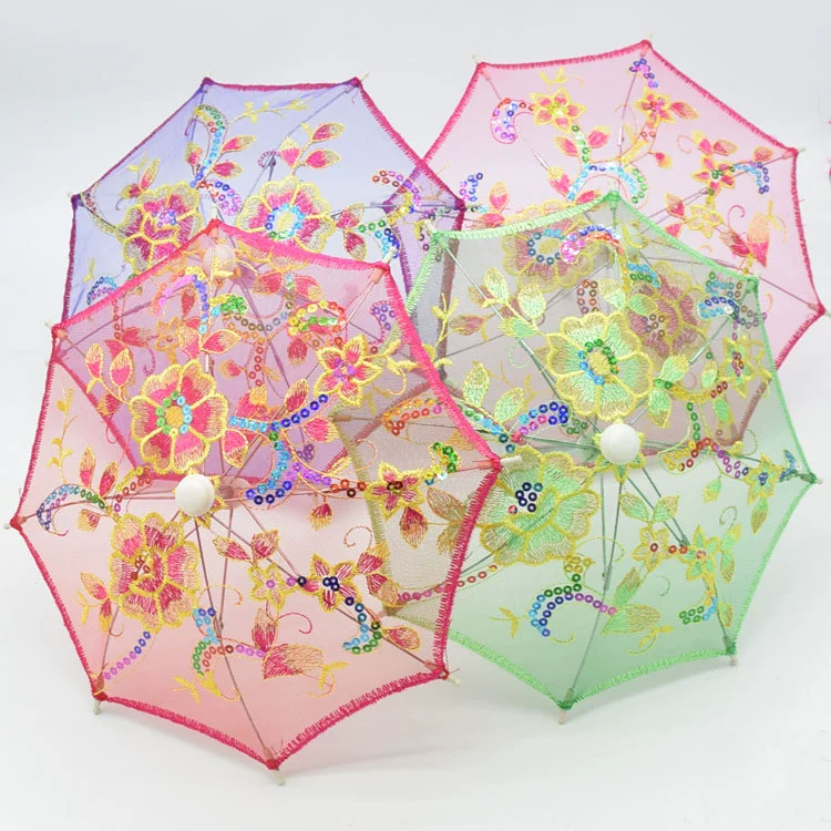 儿童绣花伞 蕾丝工艺伞 舞蹈装饰伞 景区纪念品