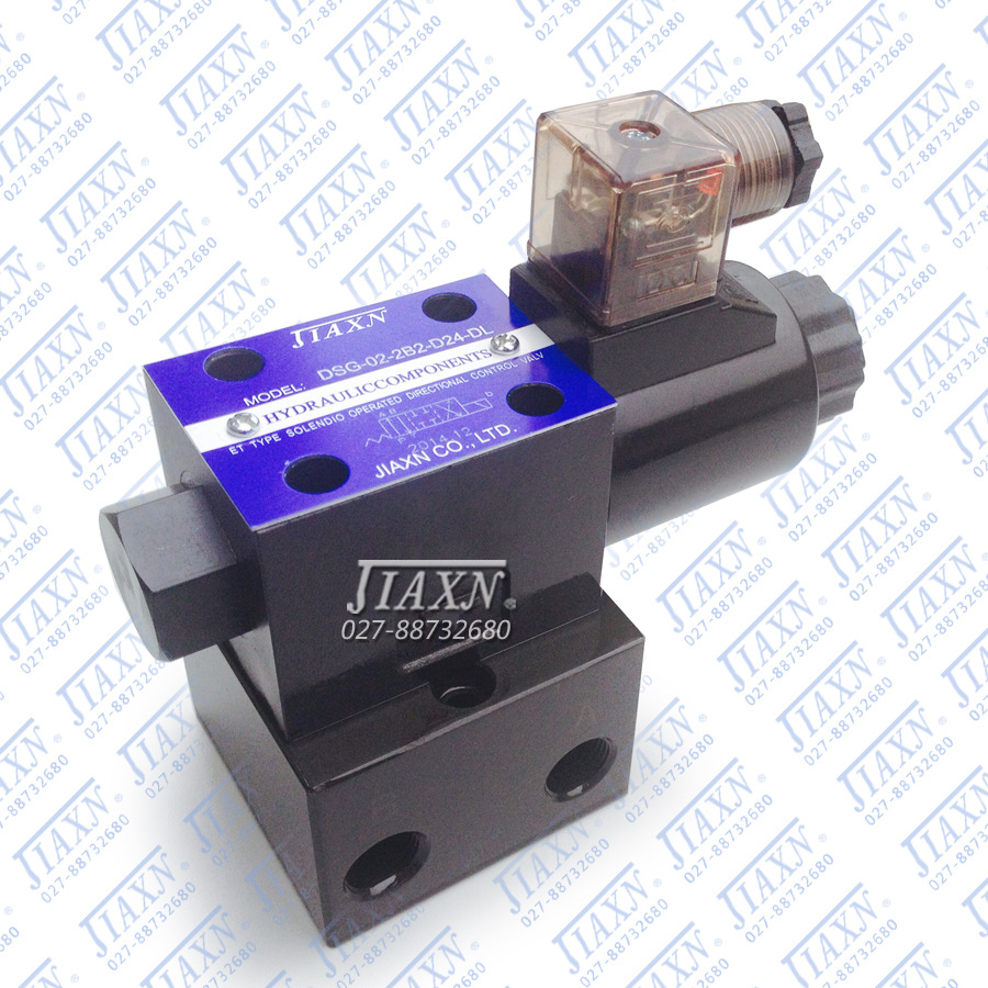 24V液压阀电磁换向阀D5-02-2B2-D2二位四通6通径方向控制阀