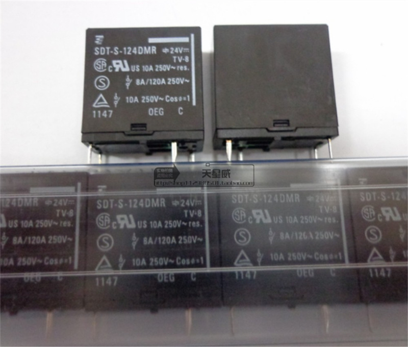 原装泰科OEG继电器SDT-S-124DMR 可代替SDT-S-124LMR 24V/4脚/10A