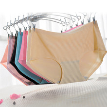 爆款一片式无痕高档压边女士透气三角裤专柜正品内裤厂家批发