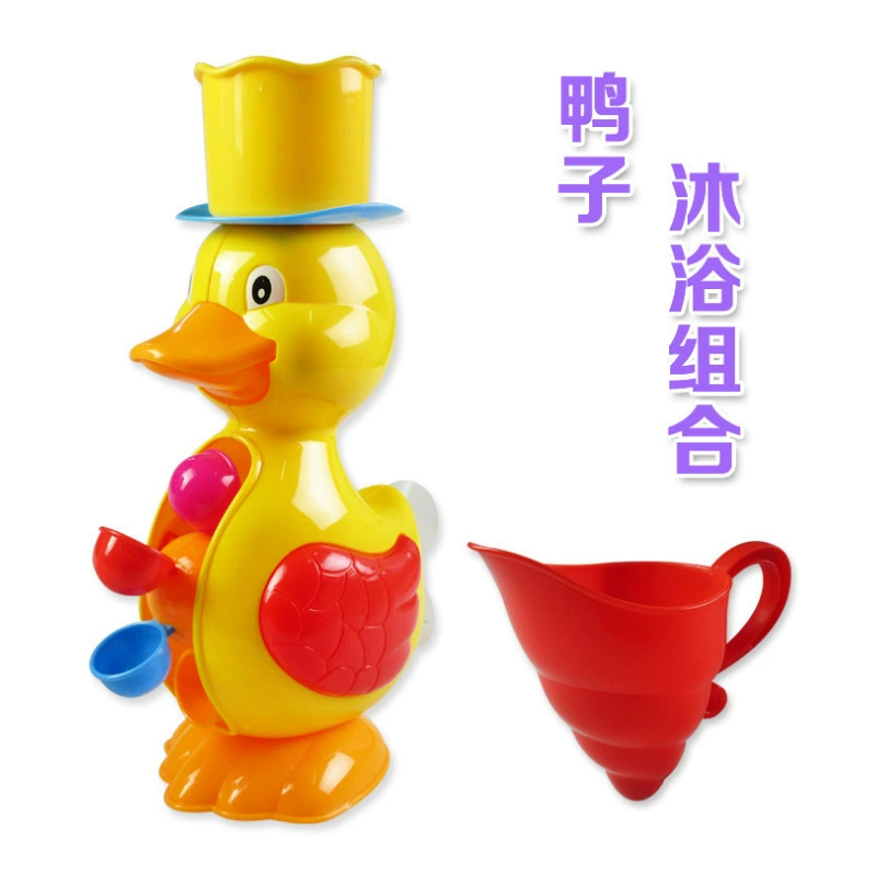 Детские игрушки для игры в воде, изделия для ванной, утка, набор, дельфин