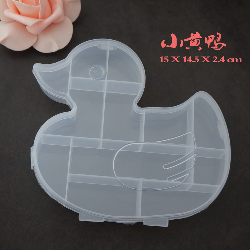 PVC透明塑料首饰盒/储物整理收纳盒/实用药盒/DIY手工串珠盒子详情图15