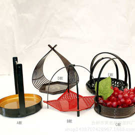 手提糕点篮手工提盒 日韩料理寿司餐具 炸物篮 小吃糕点器皿