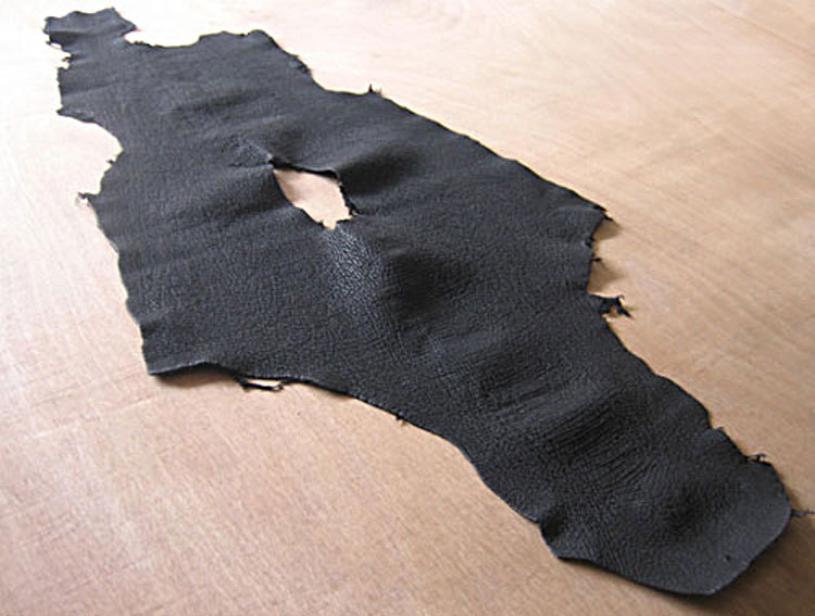 美洲鲨鱼皮面料皮料纹路粗犷独特手工钱包手袋制作个性钱包|ms