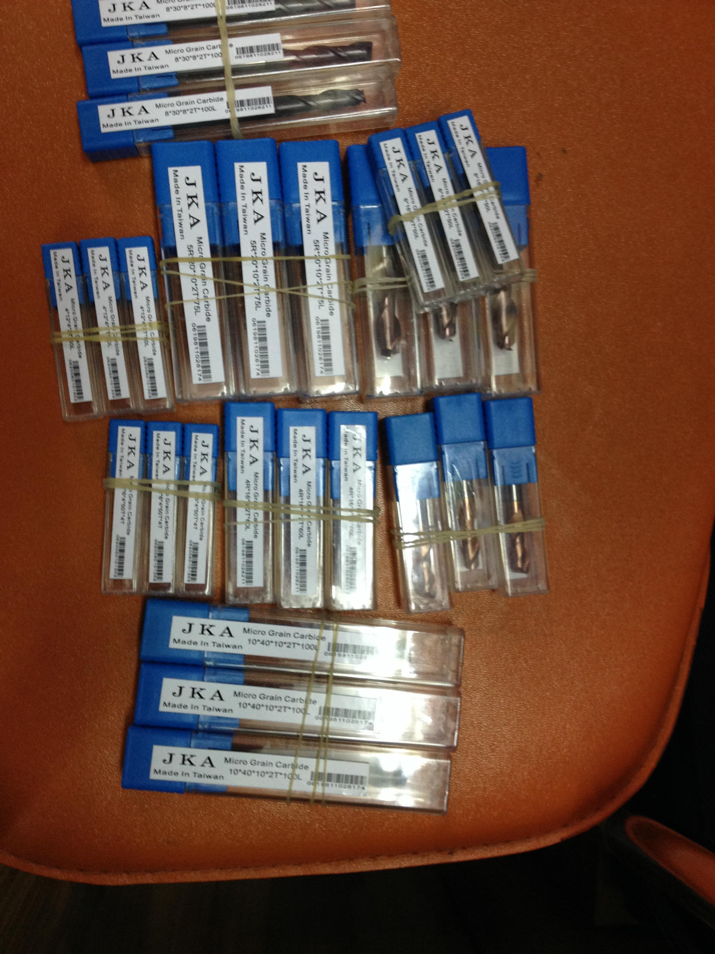 现货供应JKA整体合金铣刀加工硬度62度 涂层钨钢铣刀2 3 4 5 6 8