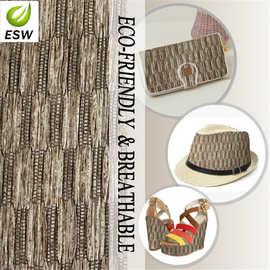 专业供应YQ-Z-92051-6环保工艺天然纸草编织箱包面料编织料