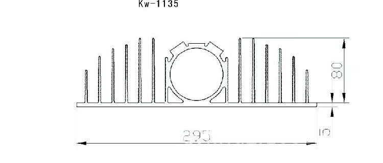 大功率散热器 工业散热片 铝型材 郑州电子散热器 冲压件 铝板