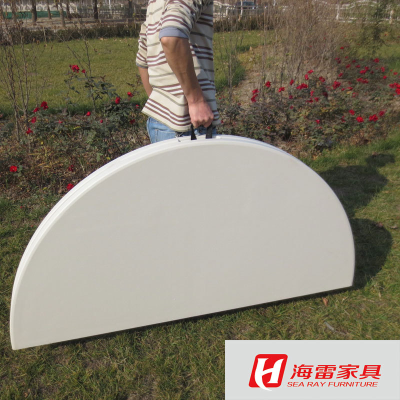 ZY1.5 rice diameter 150 centimeter outdoors Picnic hotel fold Large round table Hollow blow molding table