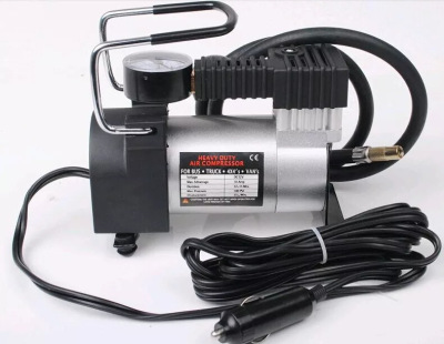 12V車用充氣泵  金屬打氣泵 車載充氣泵 大功率輪胎充氣機 充氣泵