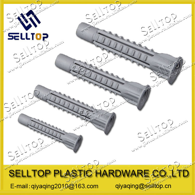 厂家直销塑料膨胀 齿形膨胀螺栓 塑料膨胀壁虎 塑料螺栓