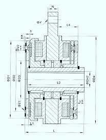 DLZ8-20,套筒式组合离合器