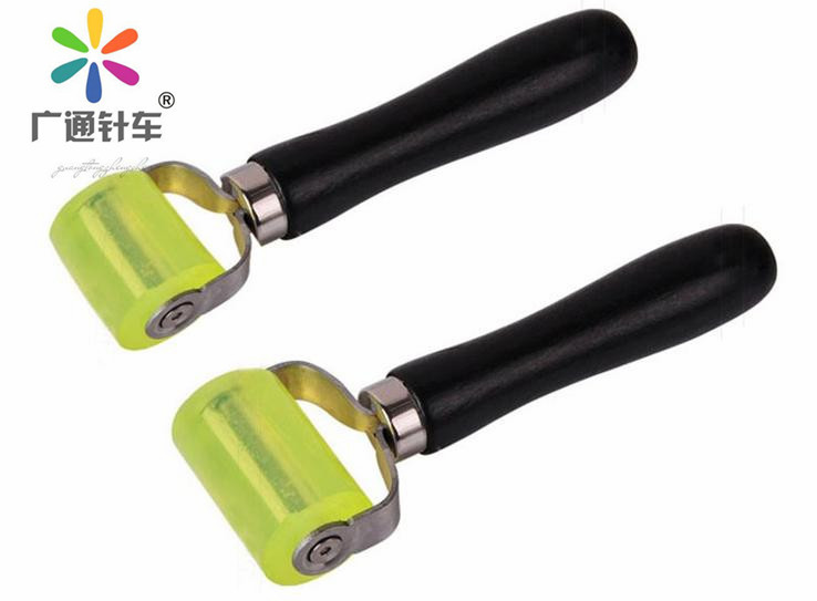 DIY手工皮革工具 滚轮 滚筒滚边器皮革粘胶水贴合压轮硅胶轮