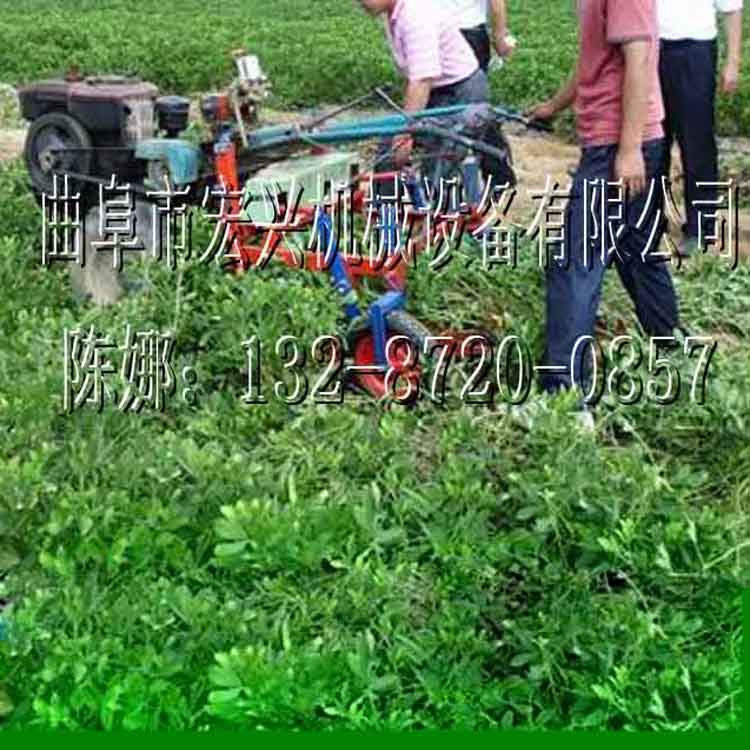 手扶车带动的花生手机 收获机机价格