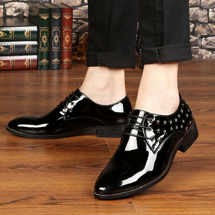 Мужская одежда Мужская обувь с низким верхом Глянцевая заклепка Мужская 589