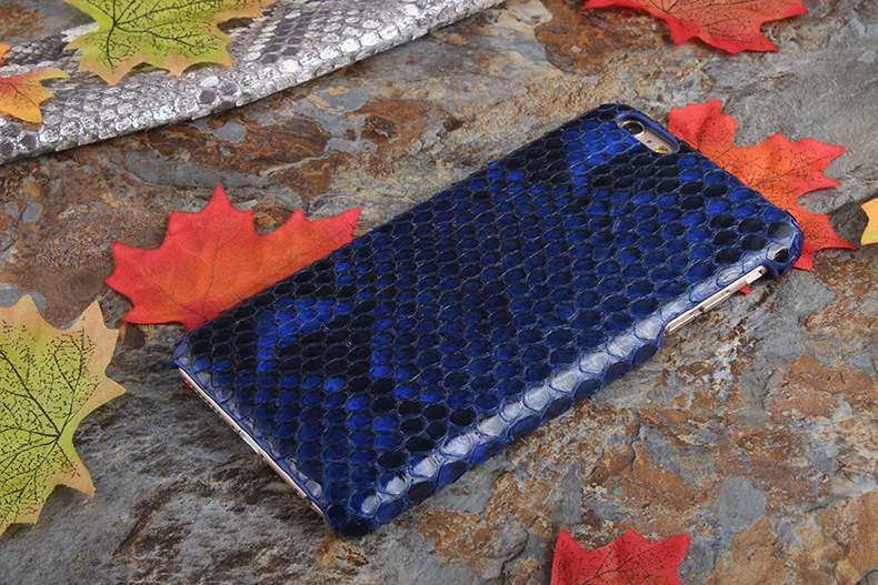 i-idea Handmade Luxury Genuine Real Python Snake Back Skin Leather Case Cove for Apple iPhone 6S Plus/6 Plus & iPhone 6S/6