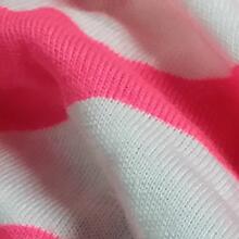 供应各种规格的针织荧光色织彩条布 高档循环汗布