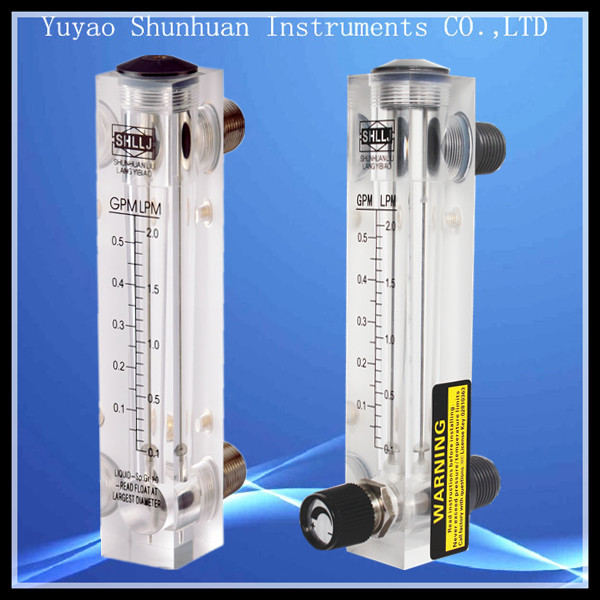 纯水机商务机纯水设备专用有机玻璃面板安装浮子流量计