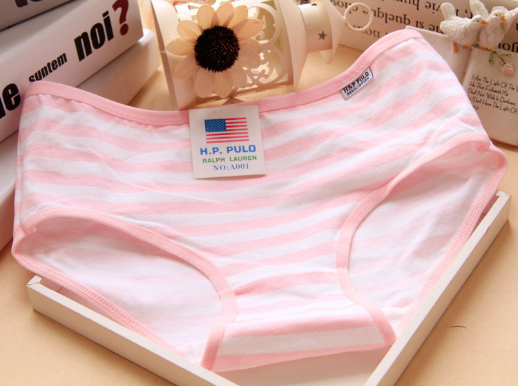 Slip jeunesse rayures A001 en coton - Ref 653008 Image 16