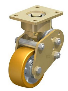 LPFE-ALTH 127K的板簧结构实现杰出的弹簧减震性能脚轮