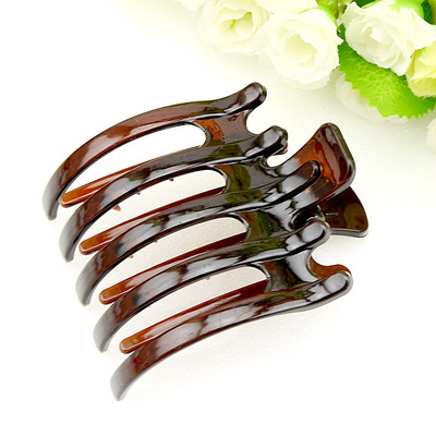 Five Cool clip Plastic hair caught black transparent Matte Multicolor Coiling claw Hair clip