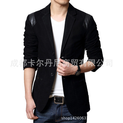 fashion business affairs Korean Edition Slim casual suit Teenagers Small suit Solid England Autumn jacket