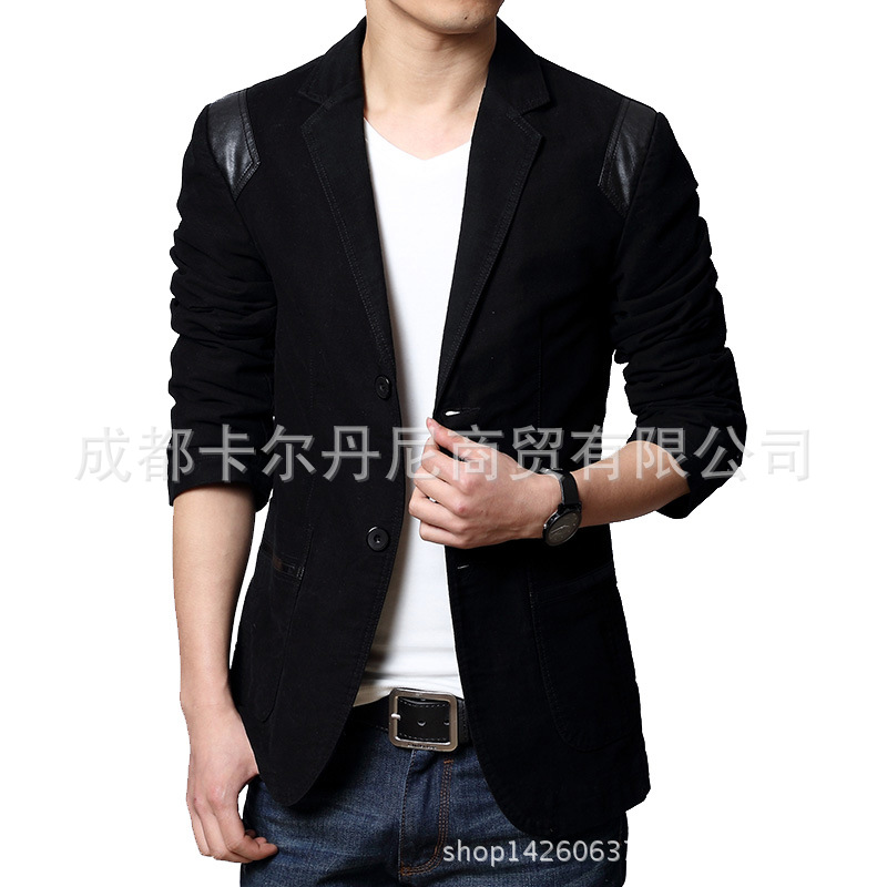 fashion business affairs Korean Edition Slim casual suit Teenagers Small suit Solid England Autumn jacket