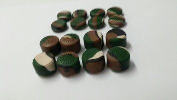 厂家供应 ps4迷彩摇杆帽硅胶摇杆帽游戏机防滑摇杆键帽保护膜