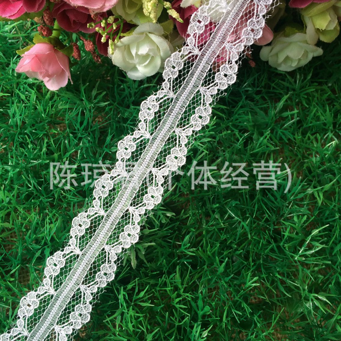 喜糖礼盒装饰　diy手工蕾丝花边　双边对称　2.6厘米　　3色入