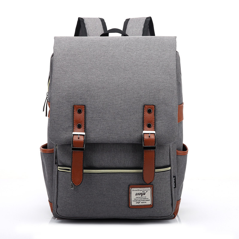 Unisex Solid Color Oxford Cloth Zipper Buckle Fashion Backpack School Backpack display picture 5