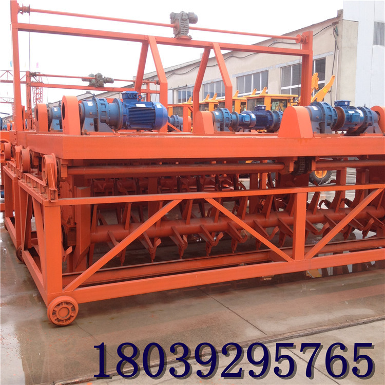 有机肥翻堆机 轨道式翻抛机 有机肥设备 自动化程度高