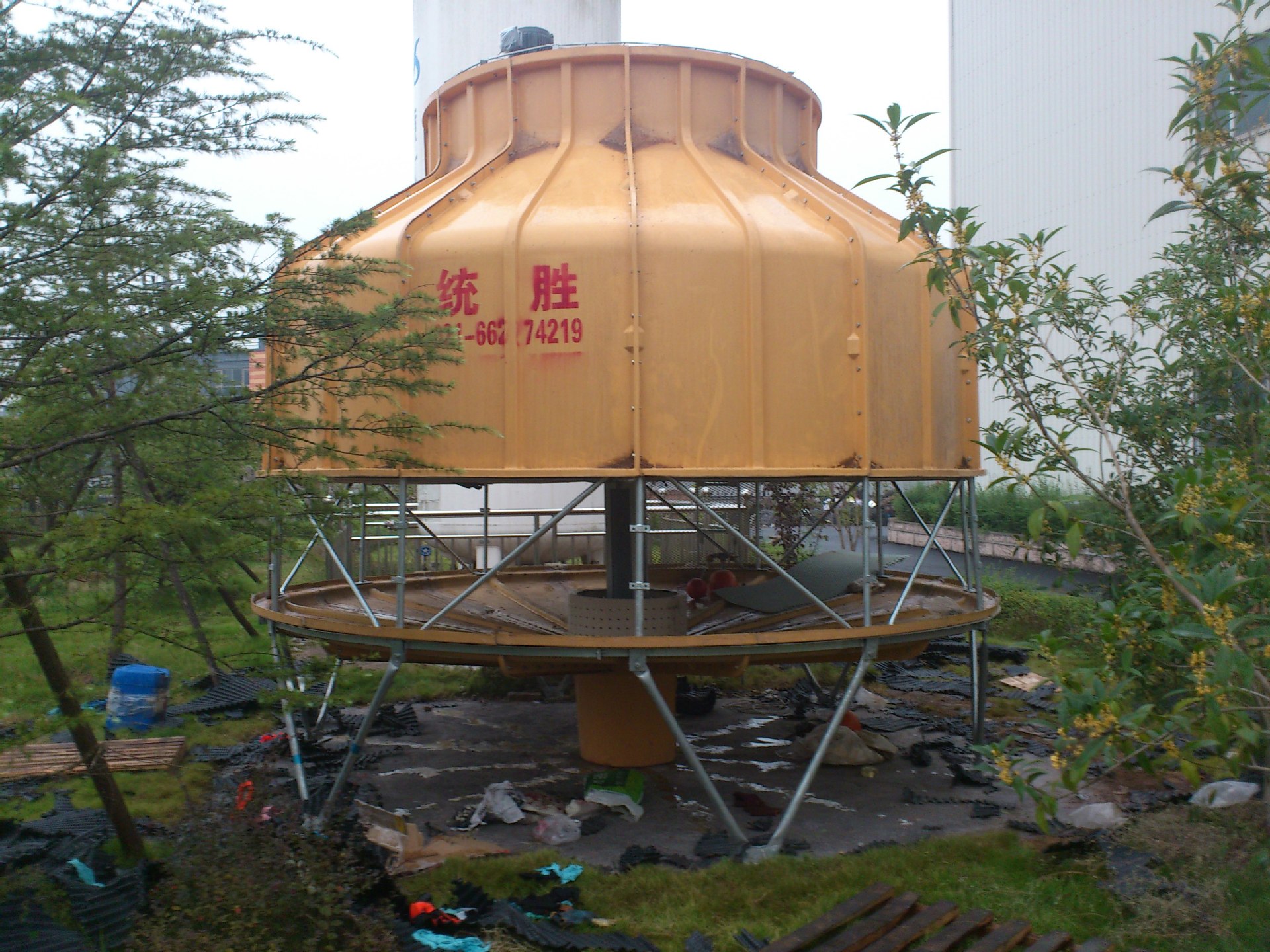 供应圆形冷却水塔，玻璃钢水塔SHTS-15吨，SHTS-20吨