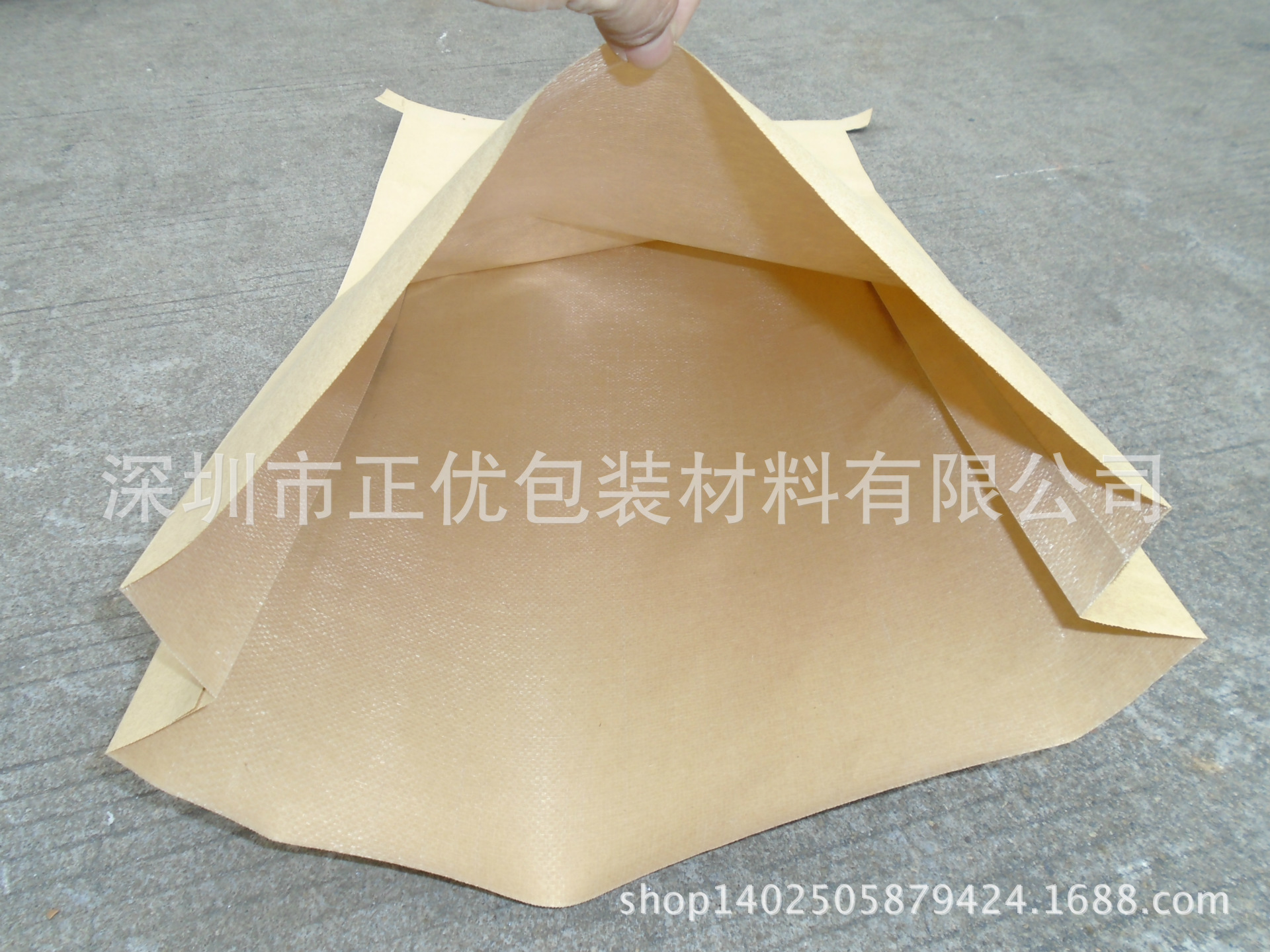 25kg纸塑复合袋 牛皮纸袋 大量现货纸塑袋 牛皮纸复合编织袋