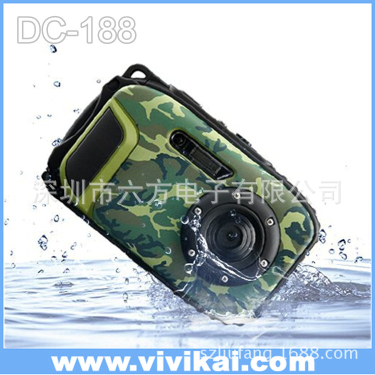 专业裸机防水相机，运动防水数码相机，户外潜水，10米深防水