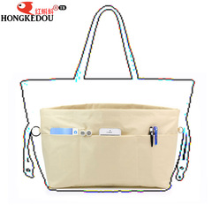 廣州廠家供應 新款雙層加厚韓號包中收納袋批發 可混批