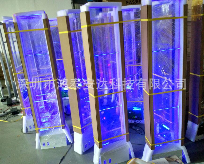 亚克力服装店服装防盗门 服装报警防盗门 HTA-E06 防盗报警门磁