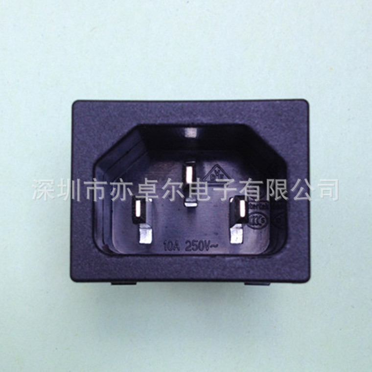台湾荣丰RONGFENG原装正品IEC公座电源插座SS-120－E电源插座