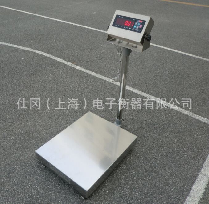 制药厂全不锈钢电子秤100公斤、石家庄药厂防腐电子台秤防爆防水