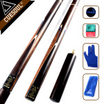 CUESOUL小头台球杆白蜡木4分3斯诺克国际黑8桌球杆16彩桌球杆