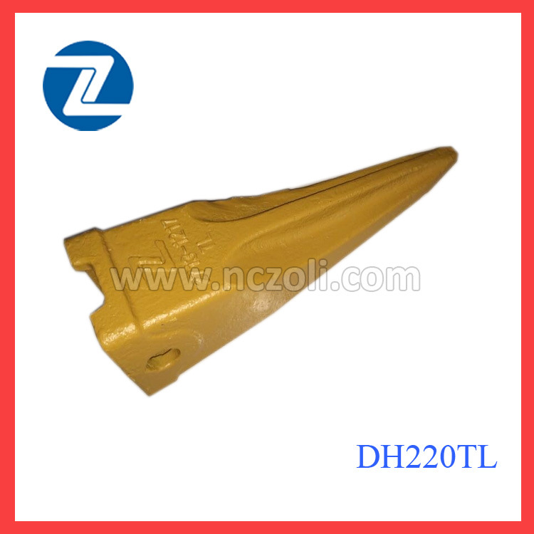 DAEWOO/大宇DH220TL矿山型锥款耐磨尖斗齿  精密铸造合金钢