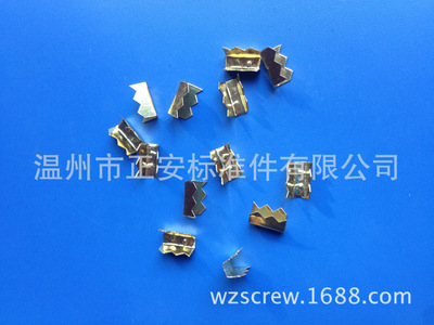 Factory sales Bright Metal Wire clamp Displacement fixed wire Clamp customized