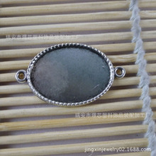 �Ͻ� ��Բ˫������ 25*18mm ʯ�ⱦʯ���� 18514