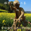 稻草人工藝景觀 郵差稻草人工藝品 草垛草氈子草簾純手工定製