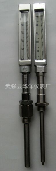 工业V型外标式船用温度计 船用金属套温度计 日式排温表