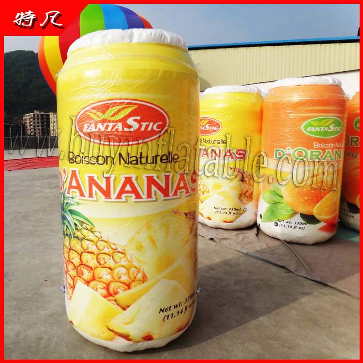 充气广告啤酒瓶 可乐雪碧易拉罐活动模型酒瓶 充气模型一件起批