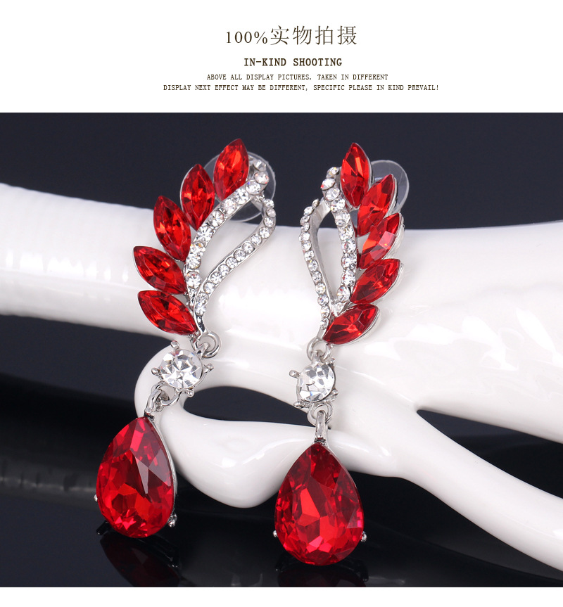 Fashion Crystal Earrings Fashion Jewelry Earrings Wholesale display picture 7